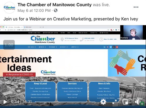 I hosted a Chamber webinar